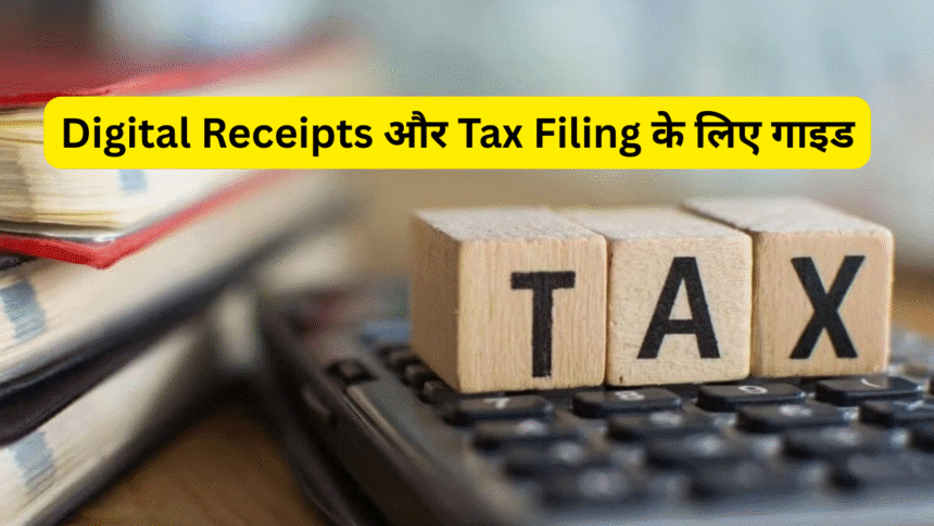 Digital Receipts और Tax Filing के लिए गाइड