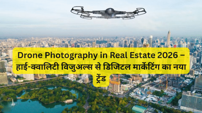 Drone Photography in Real Estate 2026 – हाई-क्वालिटी विजुअल्स से डिजिटल मार्केटिंग का नया ट्रेंड