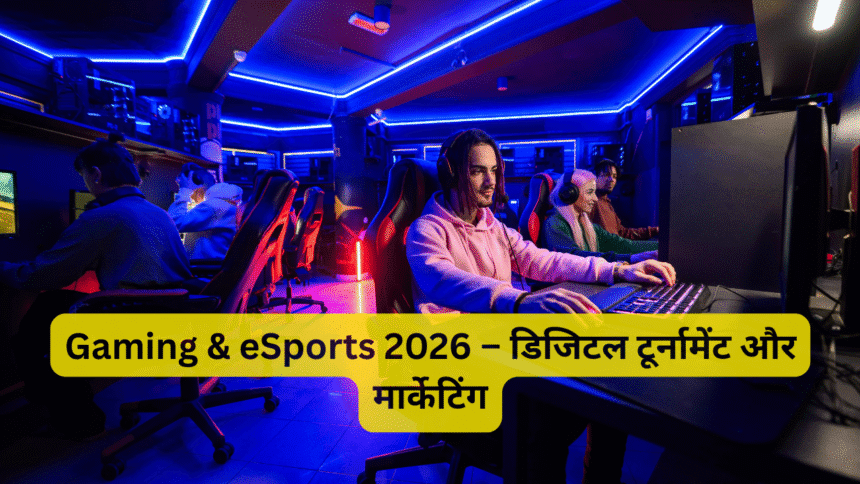 Gaming & eSports 2026 – डिजिटल टूर्नामेंट और मार्केटिंग
