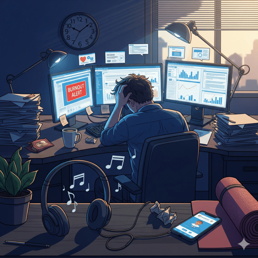 कार्यस्थल का दबाव और बर्नआउट – कैसे करें सामना?