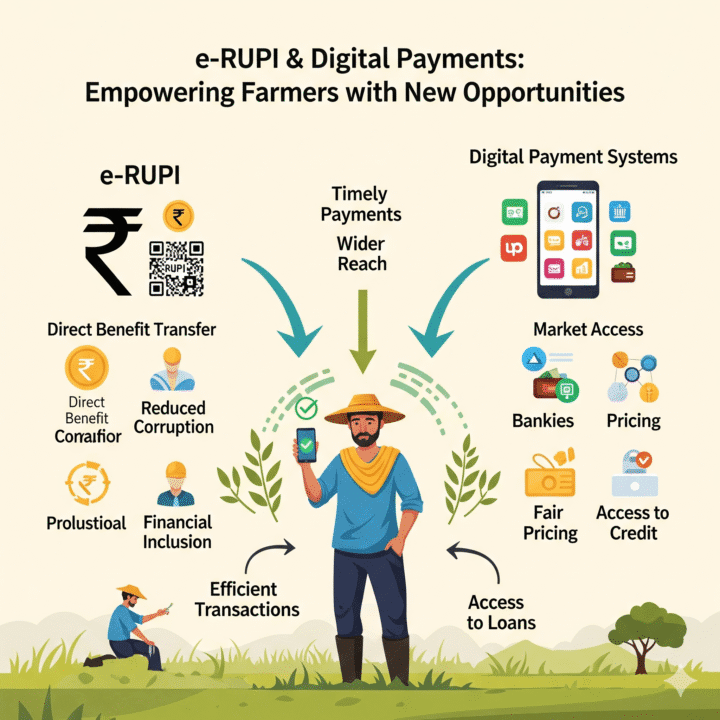 e-RUPI और डिजिटल पेमेंट सिस्टम: किसानों के लिए नए अवसर