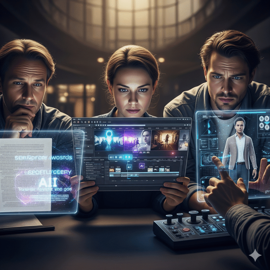 AI और Virtual Actors का Creative Jobs पर असर – Scriptwriters, Editors और VFX Artists