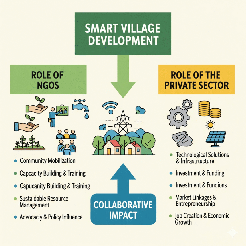NGO & Private Sector Role in Smart Village Development