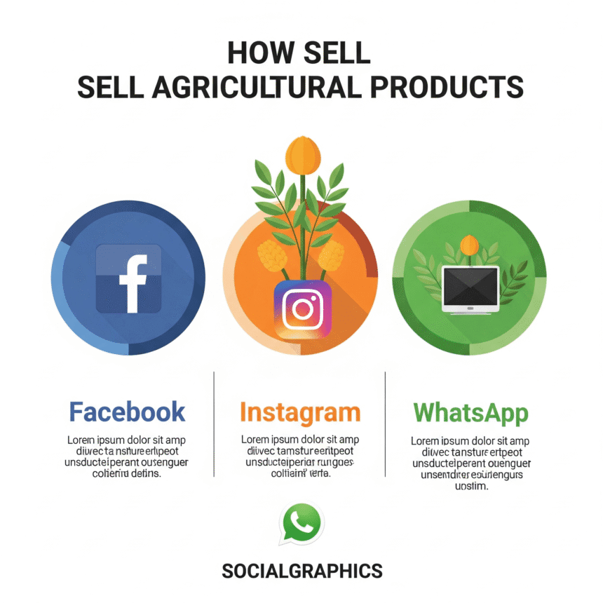 सोशल मीडिया (Facebook, Instagram, WhatsApp) से कृषि उत्पाद बेचना