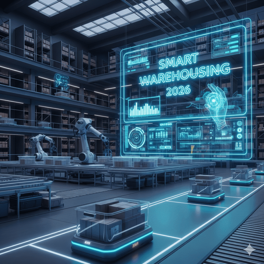 Smart Warehousing 2026 – AI और रोबोटिक्स का उपयोग