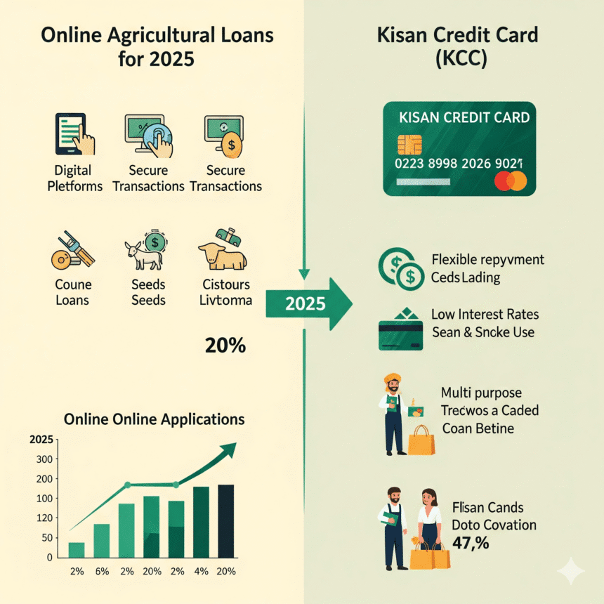 ऑनलाइन कृषि लोन और किसान क्रेडिट कार्ड (KCC) 2025