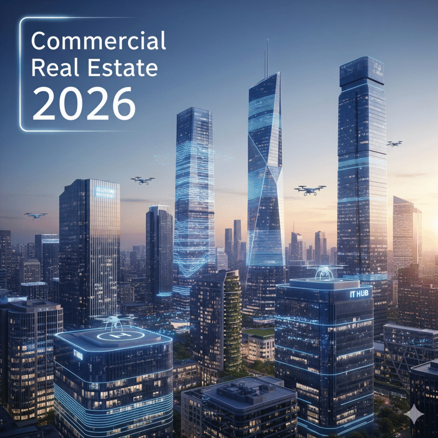 Commercial Real Estate 2026 – ऑफिस स्पेस और IT हब्स का भविष्य