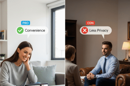 ऑनलाइन थेरेपी बनाम आमने-सामने थेरेपी – फायदे और नुकसान