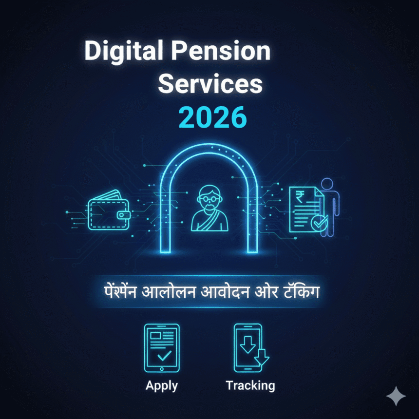 Digital Pension Services 2026 – पेंशन ऑनलाइन आवेदन और ट्रैकिंग