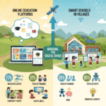 Online Education Platforms और Smart Schools in Villages