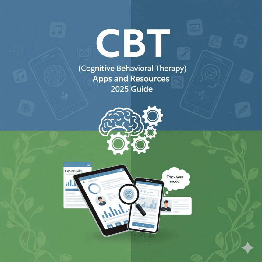 CBT (Cognitive Behavioral Therapy) ऐप्स और संसाधन – 2025 गाइड
