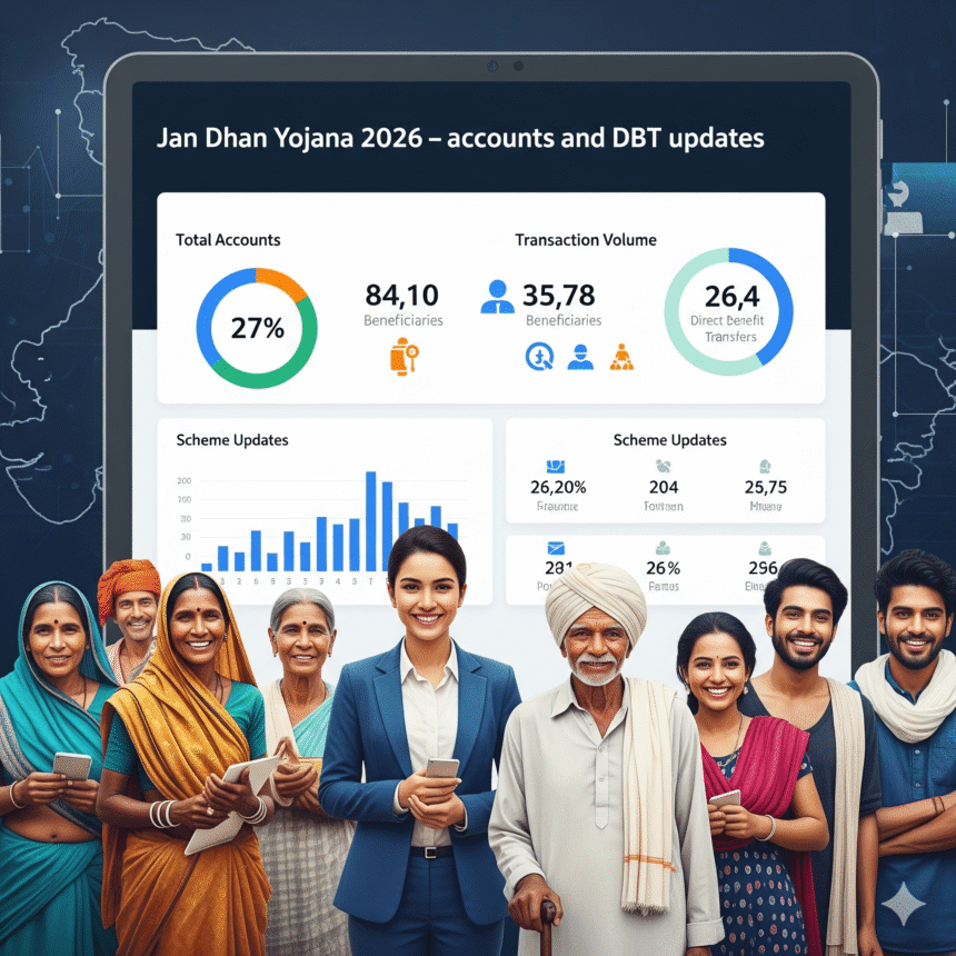 Jan Dhan Yojana 2026 – खाते और DBT अपडेट्स