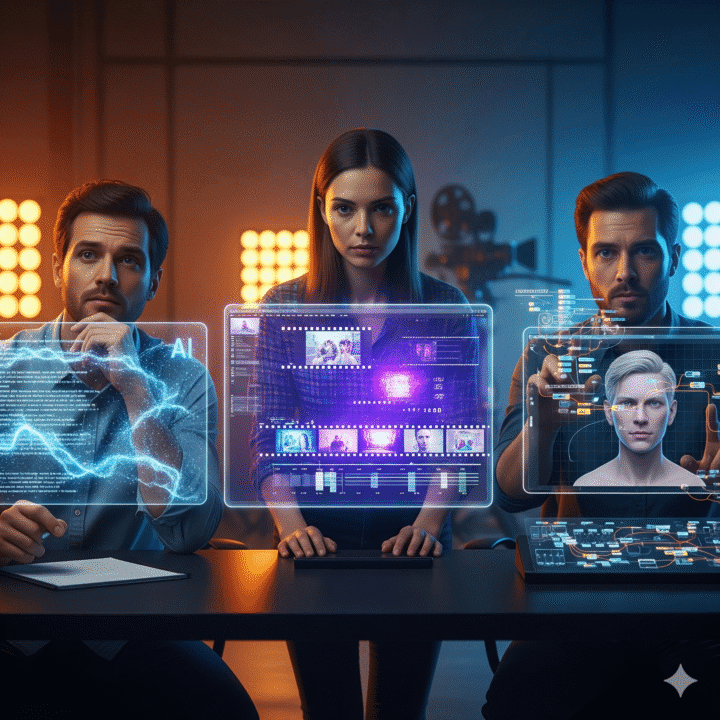 AI और Virtual Actors का Creative Jobs पर असर – Scriptwriters, Editors और VFX Artists