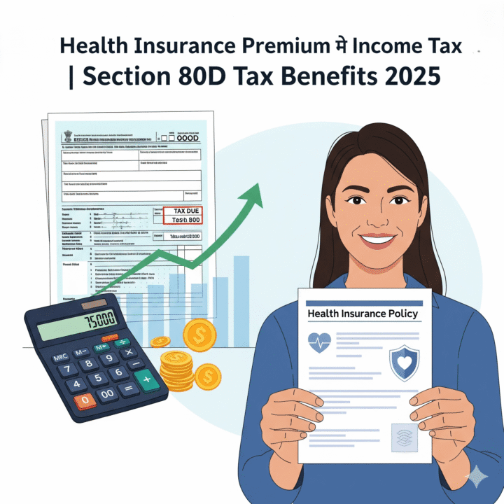 कैसे Health Insurance Premium से Income Tax बचाएं? | Section 80D Tax Benefits 2025