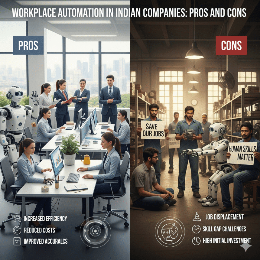Workplace Automation – Pros & Cons for Indian Companies
