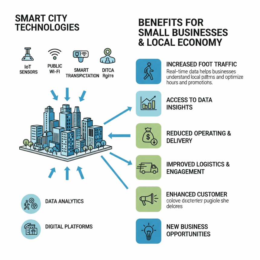 स्मार्ट सिटीज़ से छोटे व्यवसाय और स्थानीय अर्थव्यवस्था को लाभ