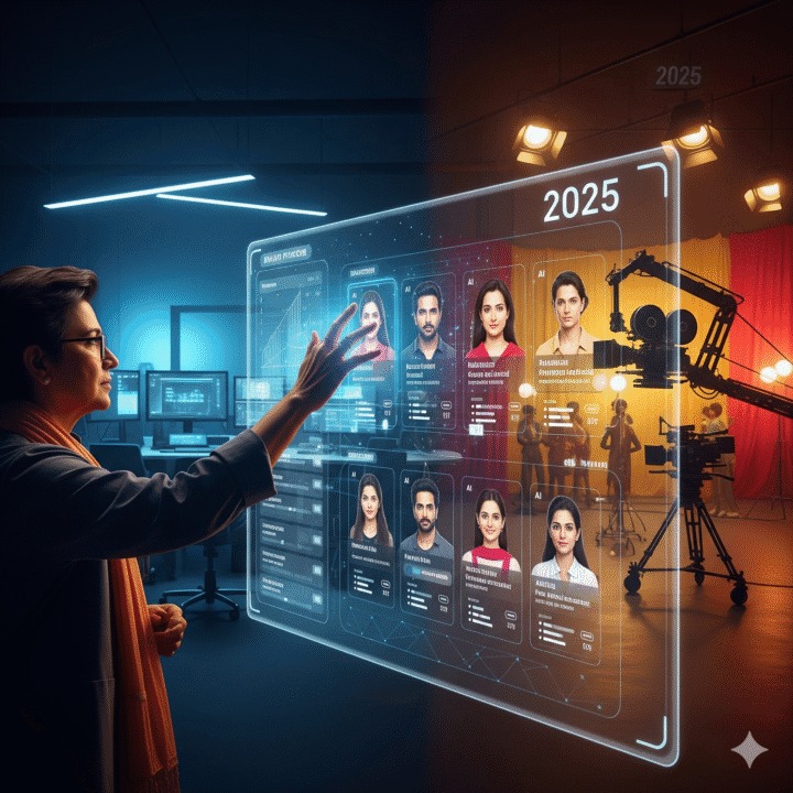 AI in Bollywood Casting & Production 2025 – Casting Directors और Producers कैसे इस्तेमाल कर रहे हैं?