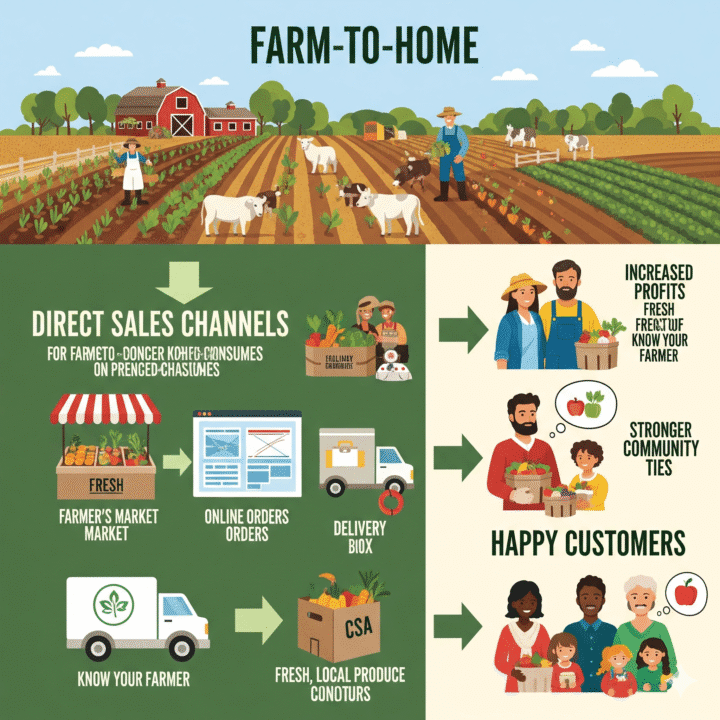 Farm-to-Home मॉडल – किसान सीधे ग्राहक तक