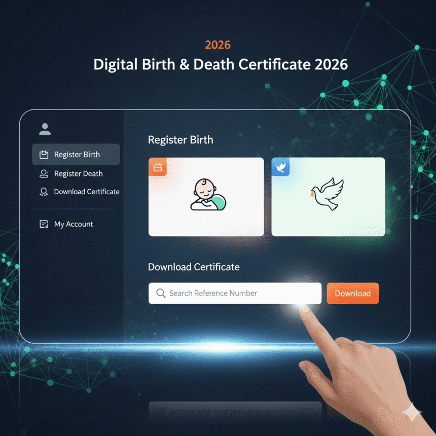 Digital Birth & Death Certificate 2026 – ऑनलाइन रजिस्ट्रेशन और डाउनलोड गाइड