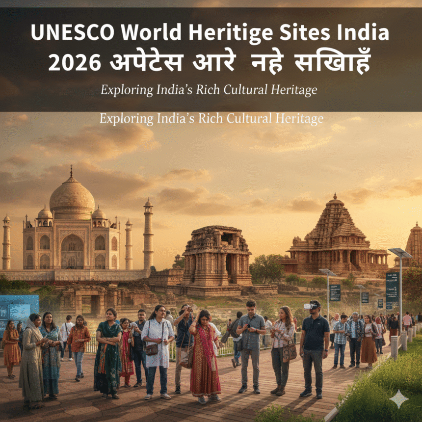 UNESCO World Heritage Sites India – 2026 अपडेट्स और नई सुविधाएँ