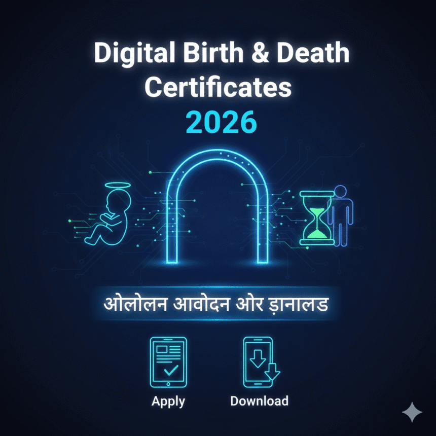 Digital Birth & Death Certificates 2026 – ऑनलाइन आवेदन और डाउनलोड