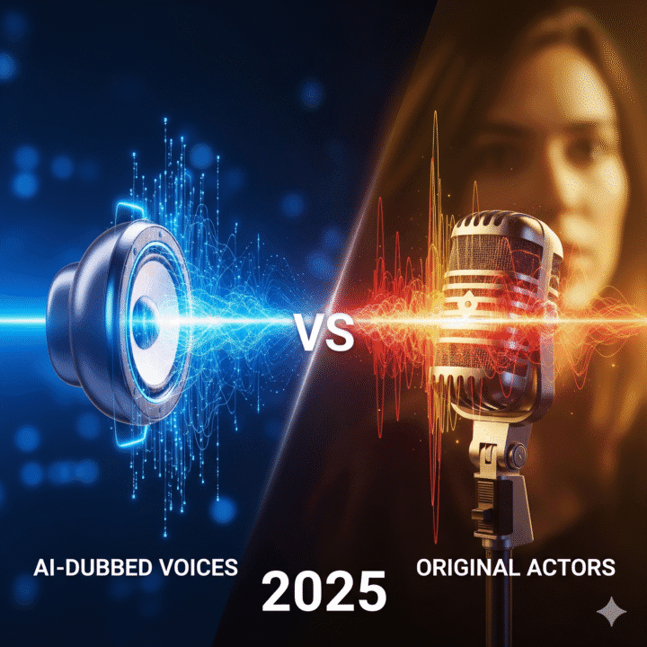 AI-Dubbed Voices vs Original Actors – 2025 में दर्शकों की पसंद