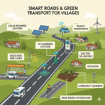 Smart Roads और Green Transport Solutions in Villages