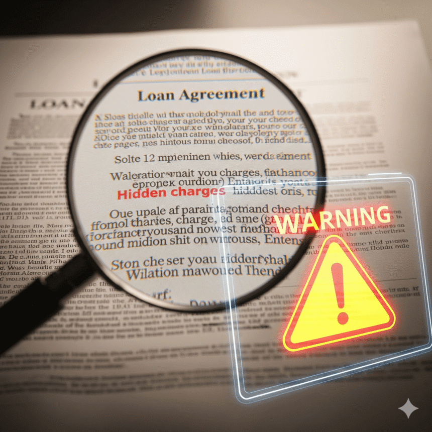 Loan Terms & Hidden Charges – कैसे Avoid करें
