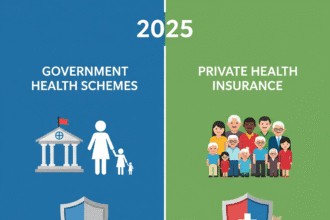 Government Health Schemes vs Private Health Insurance 2025 – कौन सा बेहतर है?
