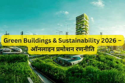 Green Buildings & Sustainability 2026 – ऑनलाइन प्रमोशन रणनीति