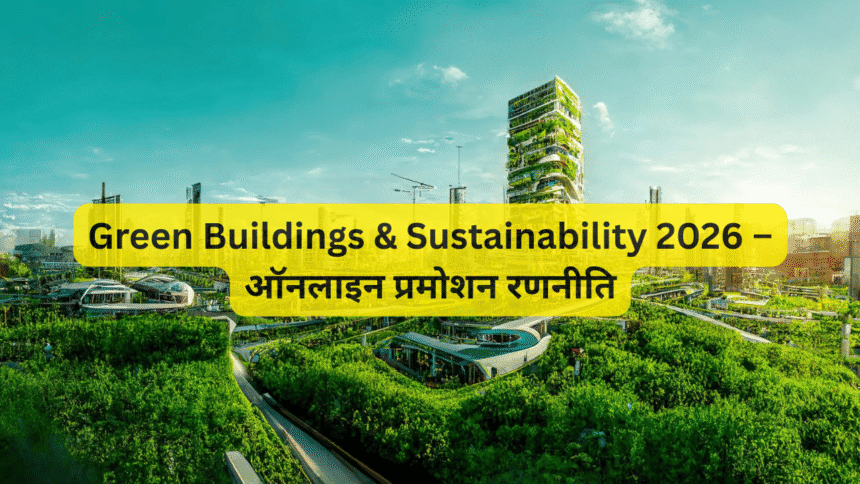 Green Buildings & Sustainability 2026 – ऑनलाइन प्रमोशन रणनीति
