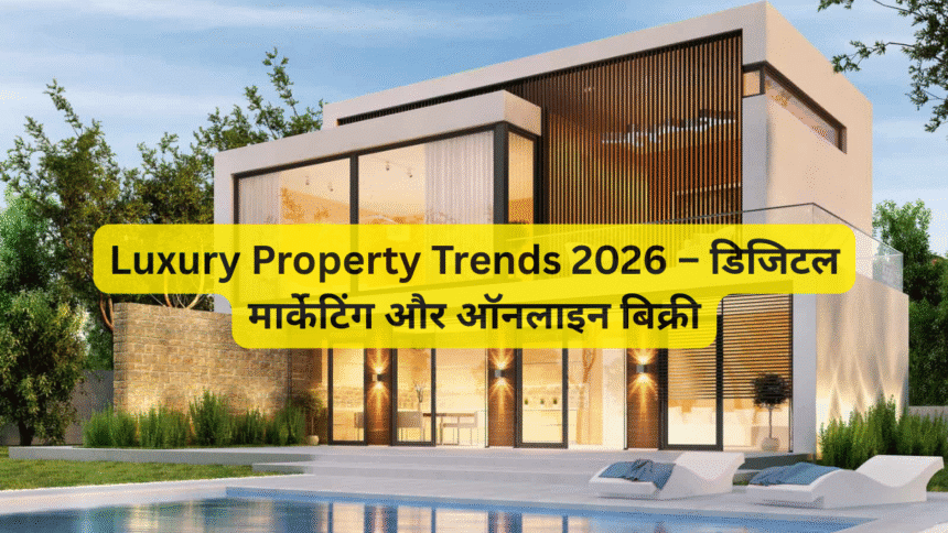 Luxury Property Trends 2026 – डिजिटल मार्केटिंग और ऑनलाइन बिक्री