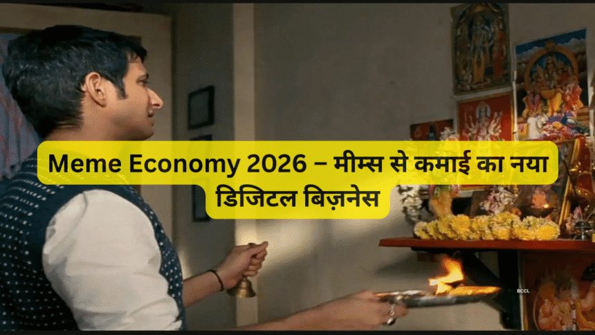 Meme Economy 2026 – मीम्स से कमाई का नया डिजिटल बिज़नेस