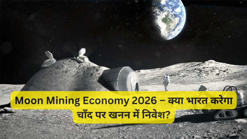 Moon Mining Economy 2026 – क्या भारत करेगा चाँद पर खनन में निवेश?