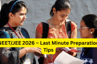 NEET/JEE 2026 – Last Minute Preparation Tips