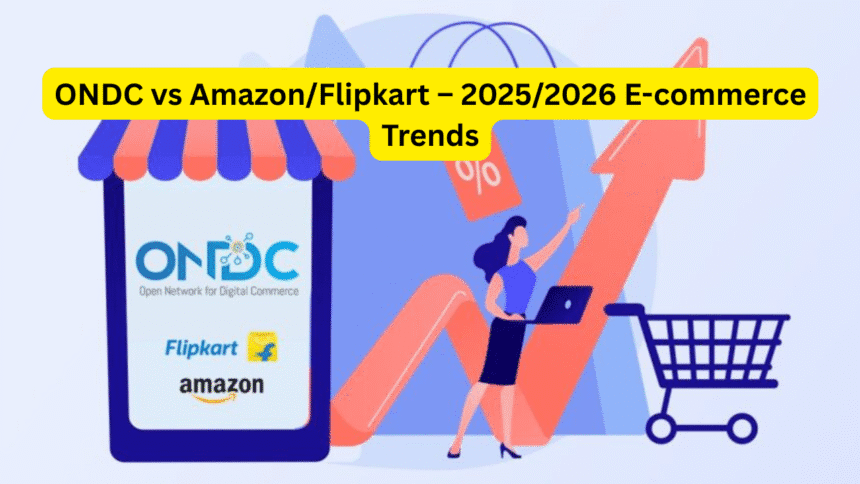 ONDC vs Amazon/Flipkart – 2025/2026 E-commerce Trends