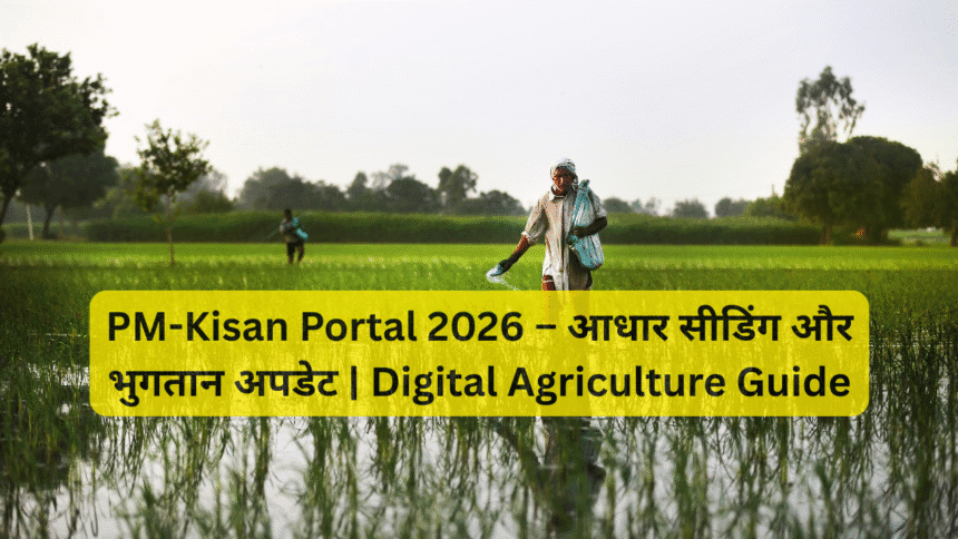 PM-Kisan Portal 2026 – आधार सीडिंग और भुगतान अपडेट | Digital Agriculture Guide