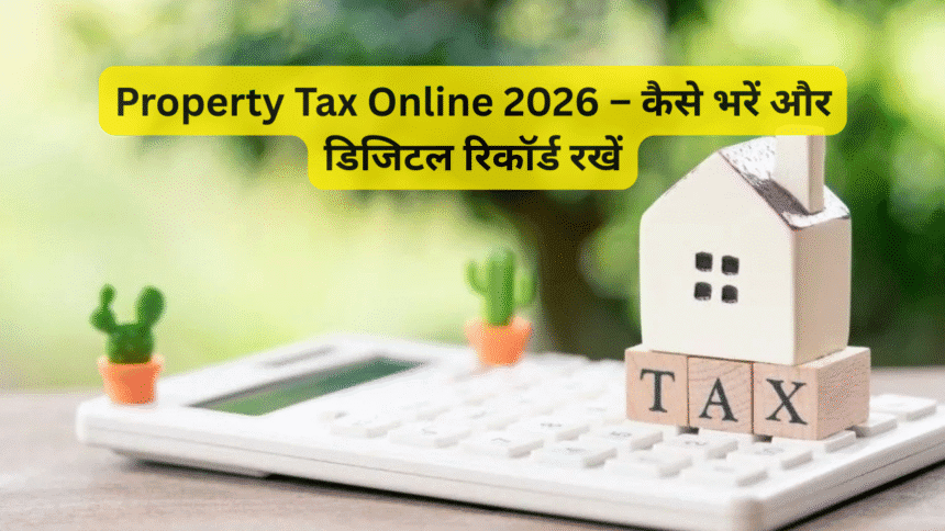Property Tax Online 2026 – कैसे भरें और डिजिटल रिकॉर्ड रखें