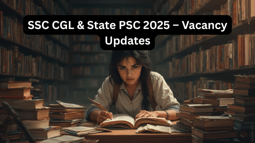 SSC CGL & State PSC 2025 – Vacancy Updates