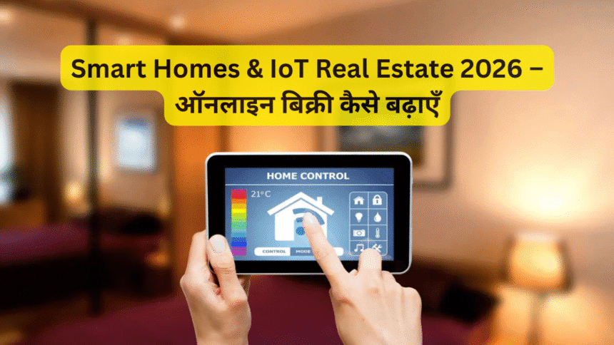 Smart Homes & IoT Real Estate 2026 – ऑनलाइन बिक्री कैसे बढ़ाएँ