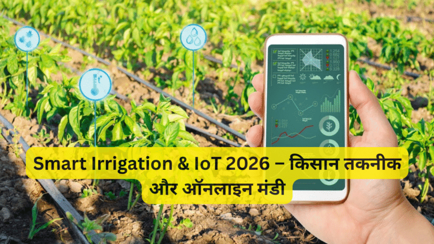 Smart Irrigation & IoT 2026 – किसान तकनीक और ऑनलाइन मंडी