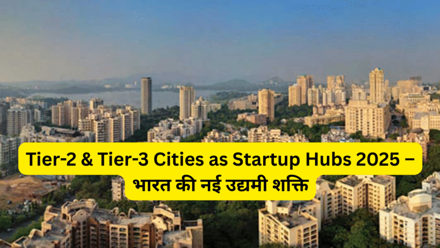 Tier-2 & Tier-3 Cities as Startup Hubs 2025 – भारत की नई उद्यमी शक्ति