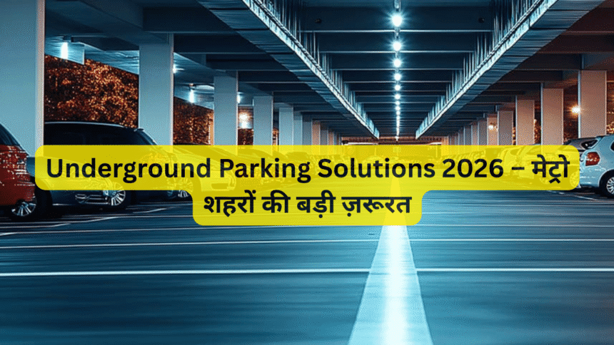 Underground Parking Solutions 2026 – मेट्रो शहरों की बड़ी ज़रूरत