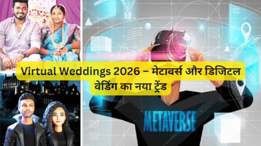 Virtual Weddings 2026 – मेटावर्स और डिजिटल वेडिंग का नया ट्रेंड
