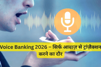 Voice Banking 2026 – सिर्फ आवाज़ से ट्रांज़ैक्शन करने का दौर