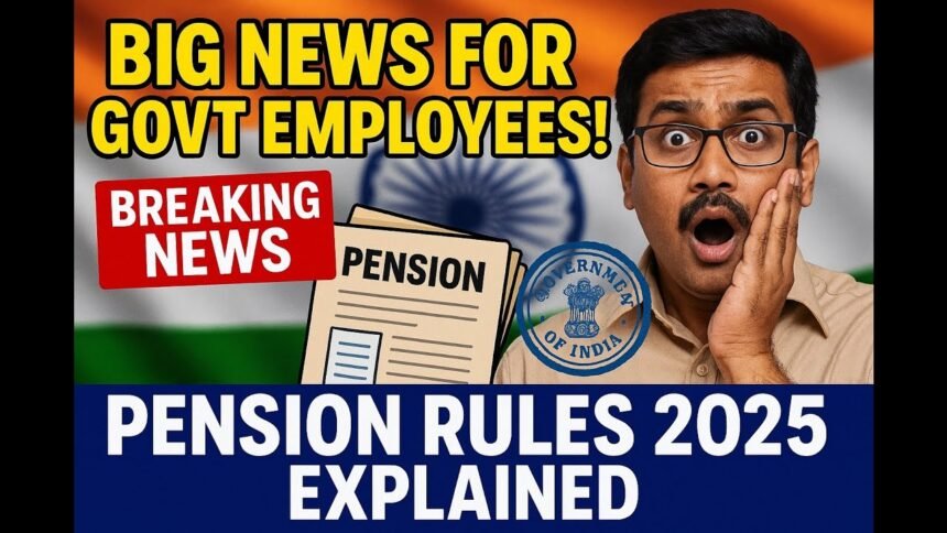 Pension Rules for Central vs State Government Employees 2025 – Benefits & Comparison