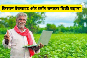 किसान वेबसाइट और ब्लॉग बनाकर बिक्री बढ़ाना