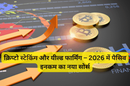 क्रिप्टो स्टेकिंग और यील्ड फार्मिंग – 2026 में पैसिव इनकम का नया सोर्स