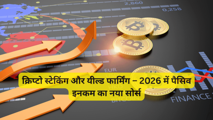 क्रिप्टो स्टेकिंग और यील्ड फार्मिंग – 2026 में पैसिव इनकम का नया सोर्स