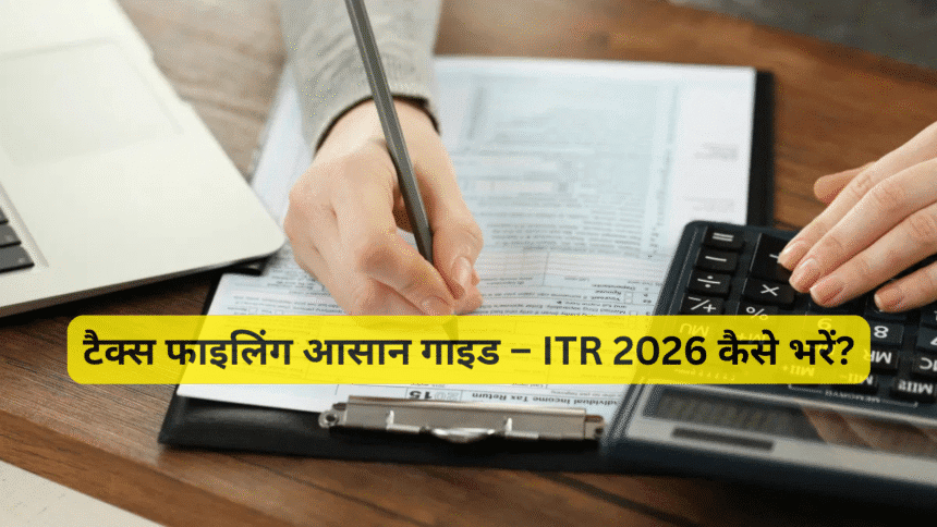 टैक्स फाइलिंग आसान गाइड – ITR 2026 कैसे भरें?